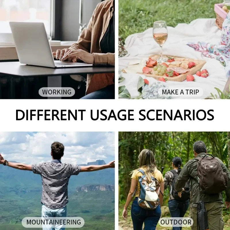 Capacity hand-held with shoulder strap insulated bag, lunch box bag, student thickened waterproof lunch bag.