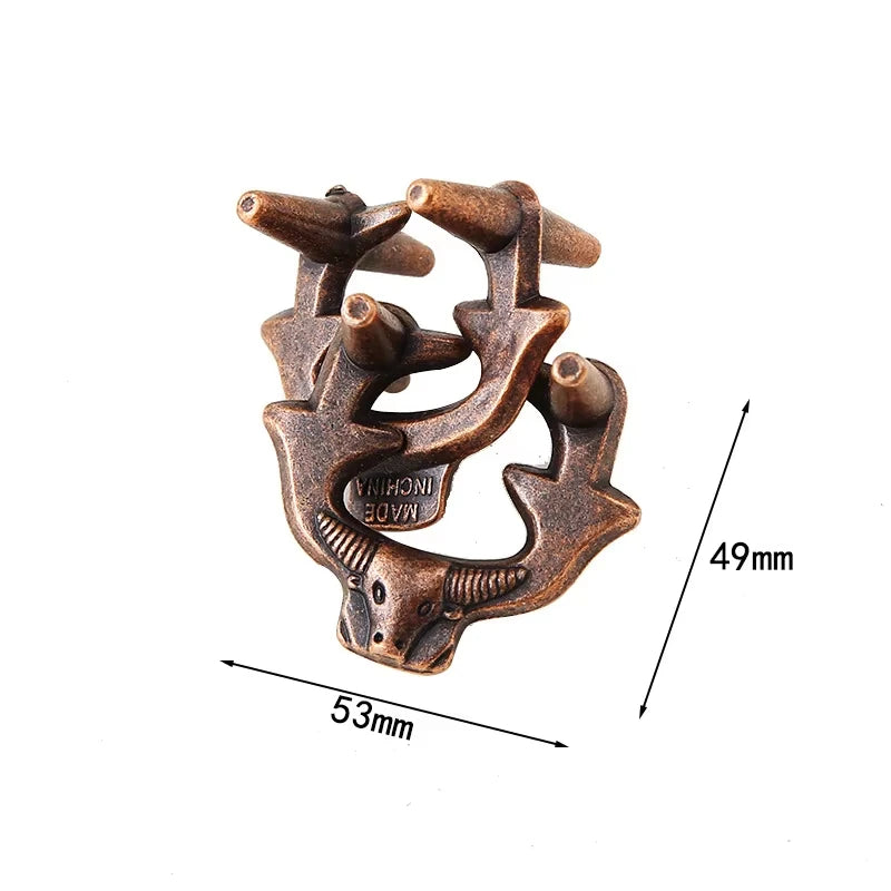 Creative Classic IQ Metal Brain Teaser Magic Baffling Puzzles Game Toys for Children Adults Funny Kids Gifts