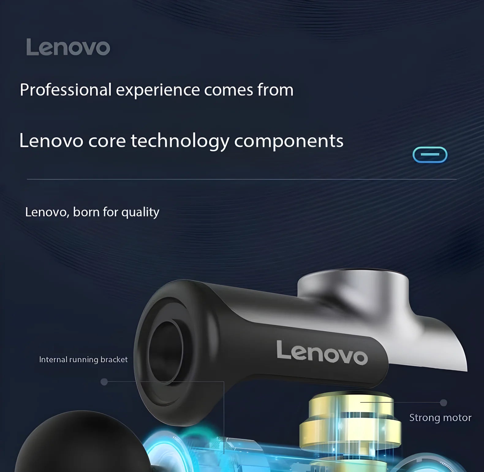 Lenovo Brand Fascia Gun Deeply Relieves Muscle Soreness Fitness and Relaxation Equipment LED Touch Screen 8Massage Head Gifts