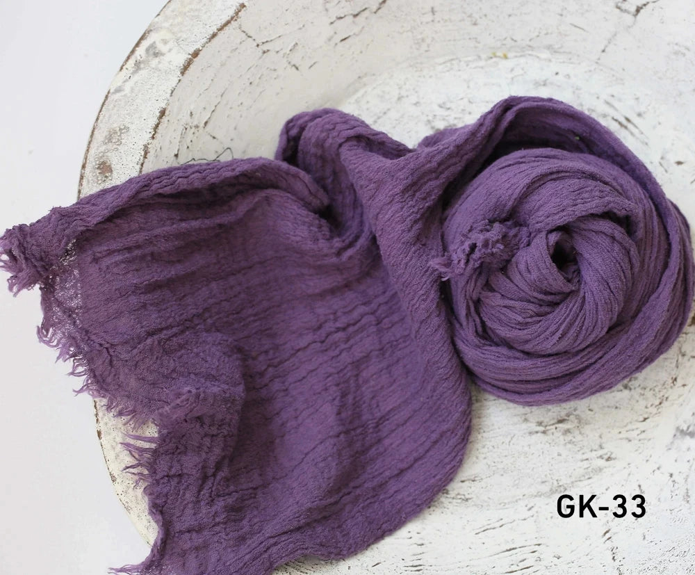 Professional Stretchable Wrapping Newborn Photography Props Soft Cotton Gauze Wraps Blanket Studio Baby Styling Props Accessory