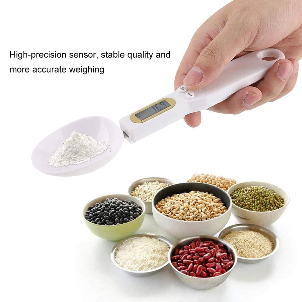 Digital Kitchen Scale Mini Spoon Scale LCD Electronic Food Scale 0.1-500g Weight Measuring Kitchen Tool For Milk Coffee Baking