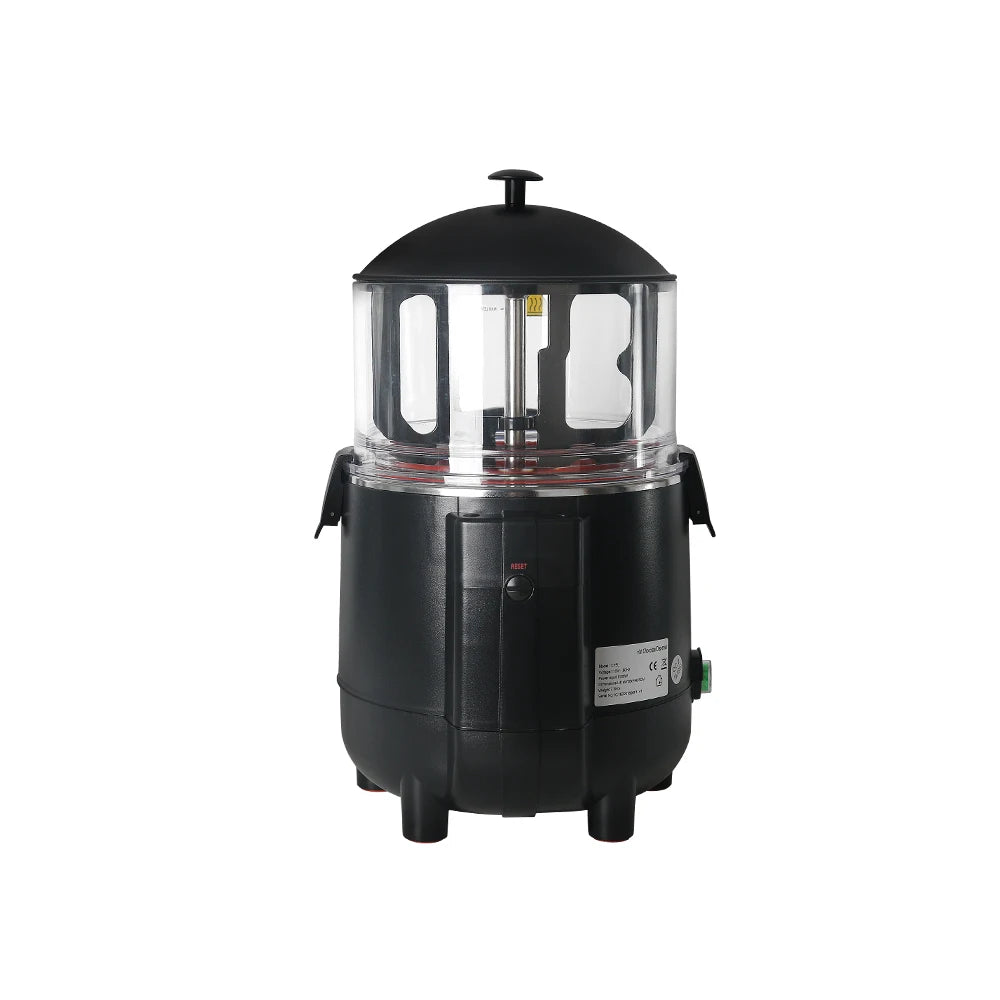 GZKITCHEN Black Chocofairy Hot Chocolate Dispenser Water Bath System 5L Hot Beverage Coffee Milktea Dispenser