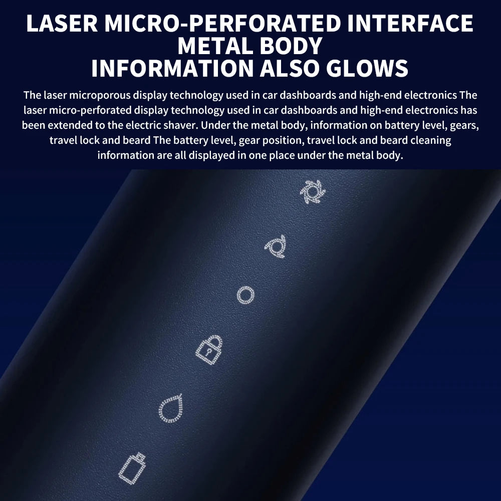 XIAOMI MIJIA Electric Shaver S700 Portable Flex Razor 3 Head Shaving IPX7 Waterproof Washable Beard Trimmer Trimer Cutter 30 day