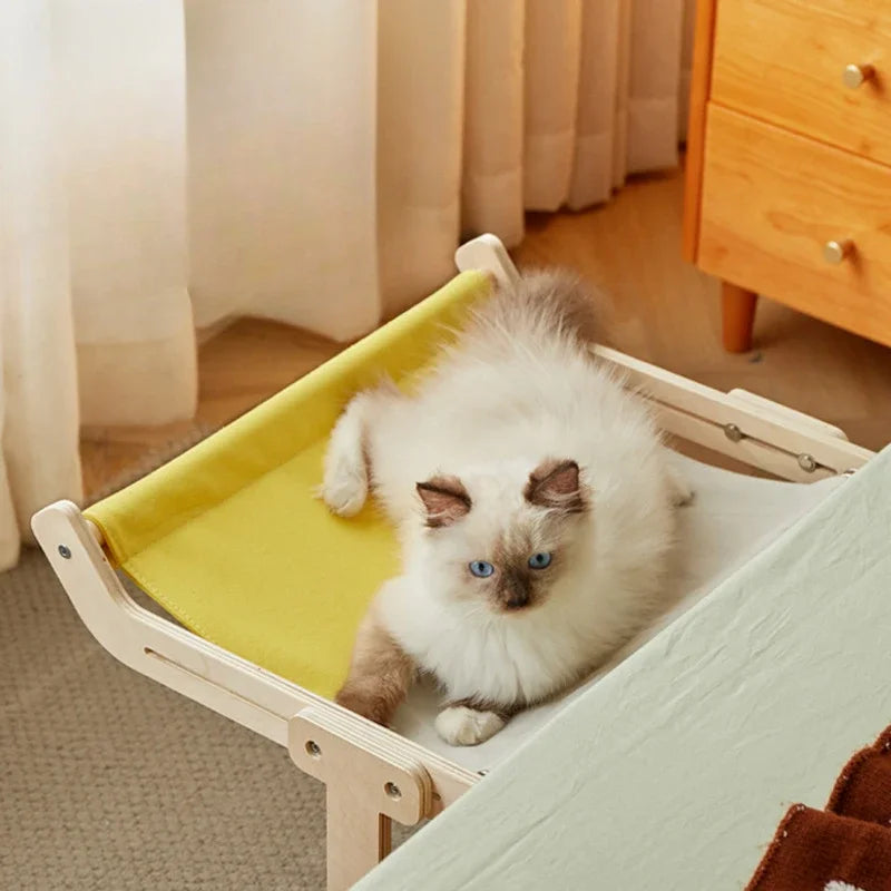 Cat bed, bedside, cat hammock, hanging cat nest, hanging nest, window sill, hammock, cat frame, window, balcony, pet supplies