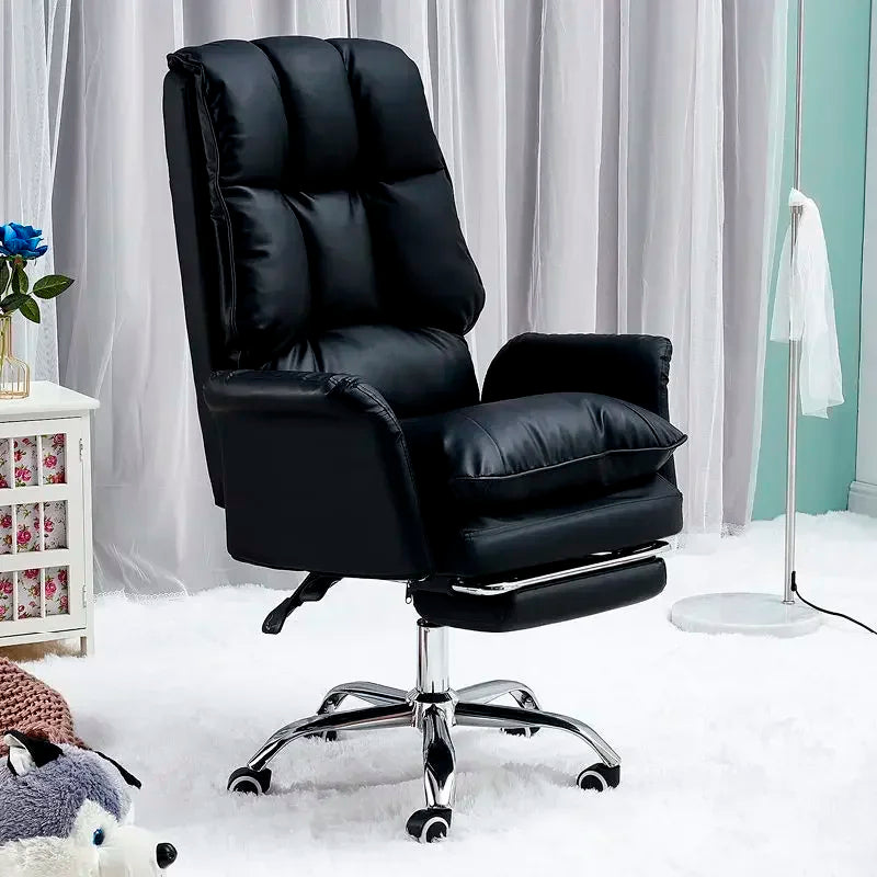 NEW PU Leather Office Chair Pink Gaming Chair Computer Swivel Gamer Live Ergonomic Chair Home Bedroom Sofa Armchairs Furniture