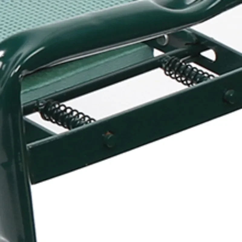 Garden Kneeler and Seat Foldable Kneeling Stool with Thicker Foam Pad Heavy Duty Bench with Tool Pouch Gifts for Fishing Green