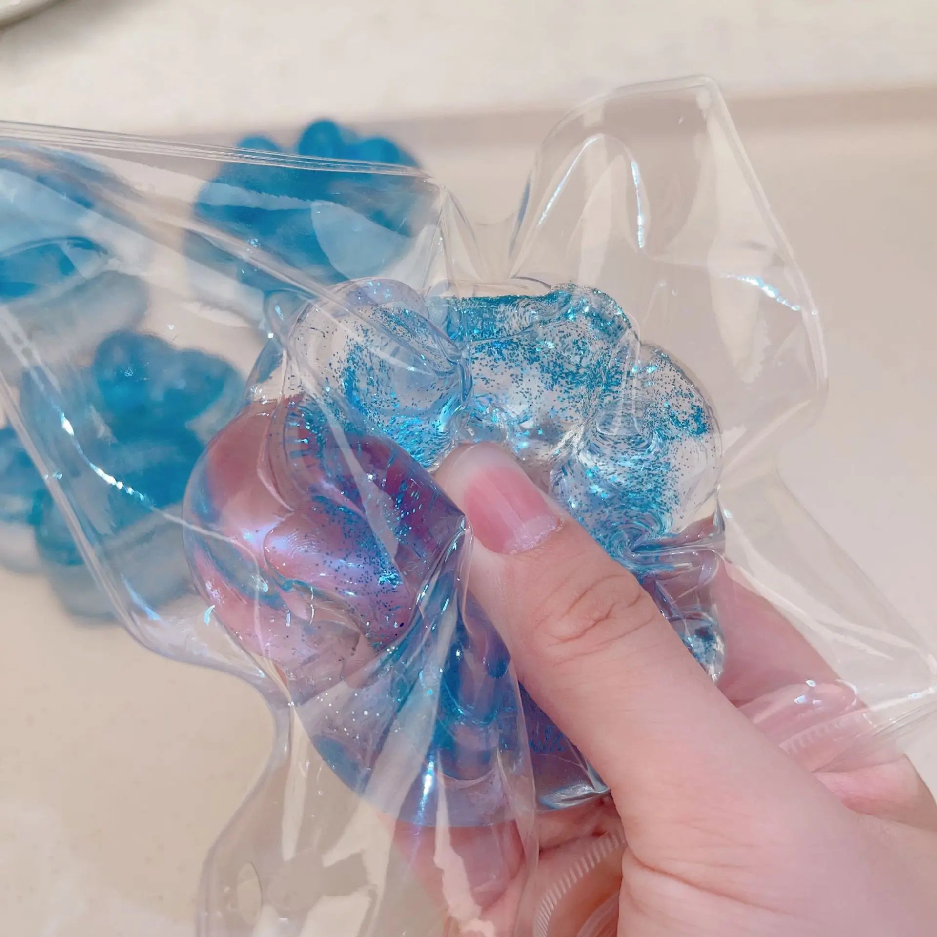 Squishy Cat Paw Soft Jelly Feel Squeeze Toy Anti-Stress Fidget Toys for Kids Adults Anxiety Relief Soft Taba Squishy Toys