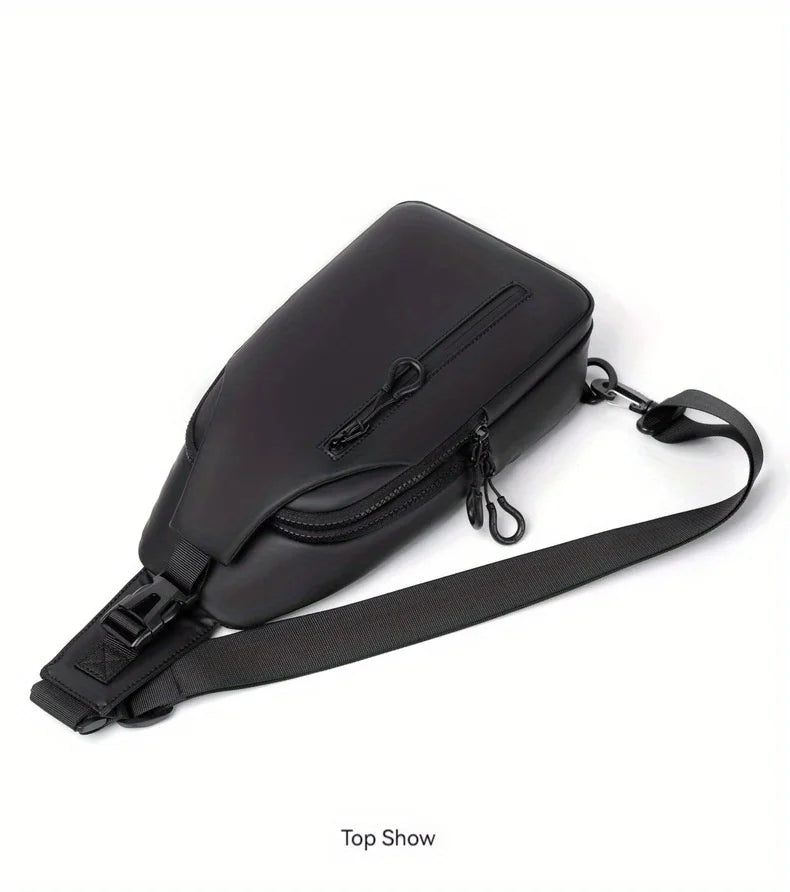 Crossbody Bag Fashionable Large Capacity Waterproof Lightweight Leisure Soft Comfortable Men Single Shoulder Bags