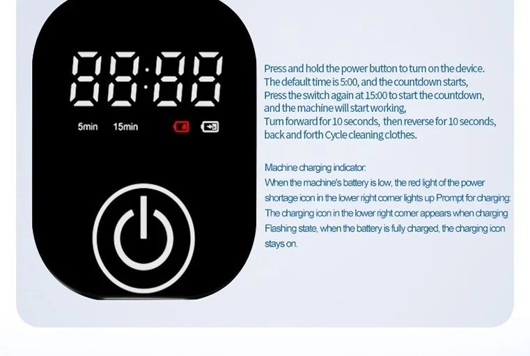 1.5L Wireless washing machine portable underwear cleaner Socks Washing Machine Dehydratable Laundry Bucket