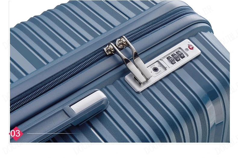 20/24/28 inch zipper trolley luggage bag travel suitcases with Universal wheels combination lock travel bags lightweight luggage