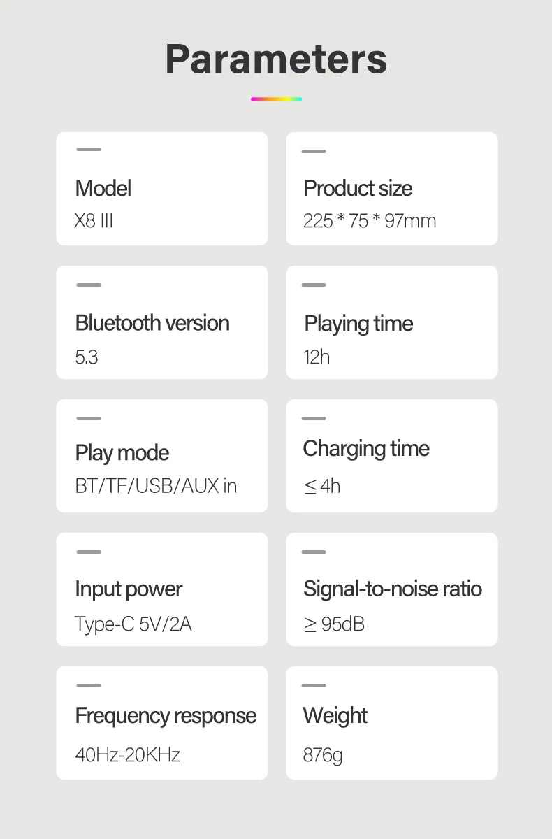 60W XDOBO X8 III Bluetooth Speaker Wireless Subwoofer IPX7 6600mAh Dual Bass Power Bank Outdoor Loudspeaker For Smart Phone TV