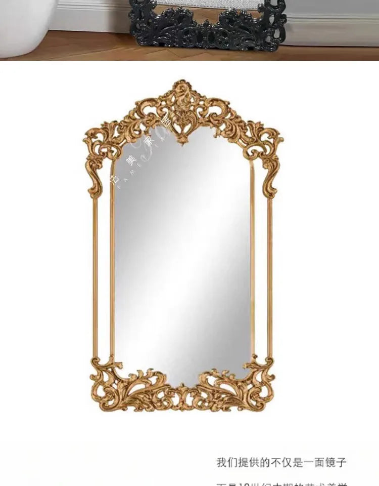 Large Nordic Quality Mirror Designer Girls Gold House Bedroom Wall Mirrors Full Body Floor Luxury Espejo Home Decorations
