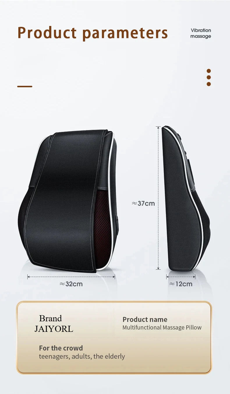 Electric Cervical Pillow For Neck Airbag Ttraction Shiatsu Head Body Back Waist Massager Car With Heating Vibrating Massage