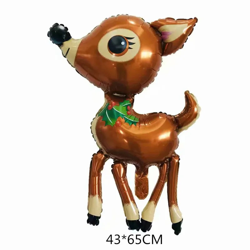 119cm Large Santa Claus Aluminum Foil Balloon for Christmas Party Decorative Supplies New Year 2025 Decor Gifts