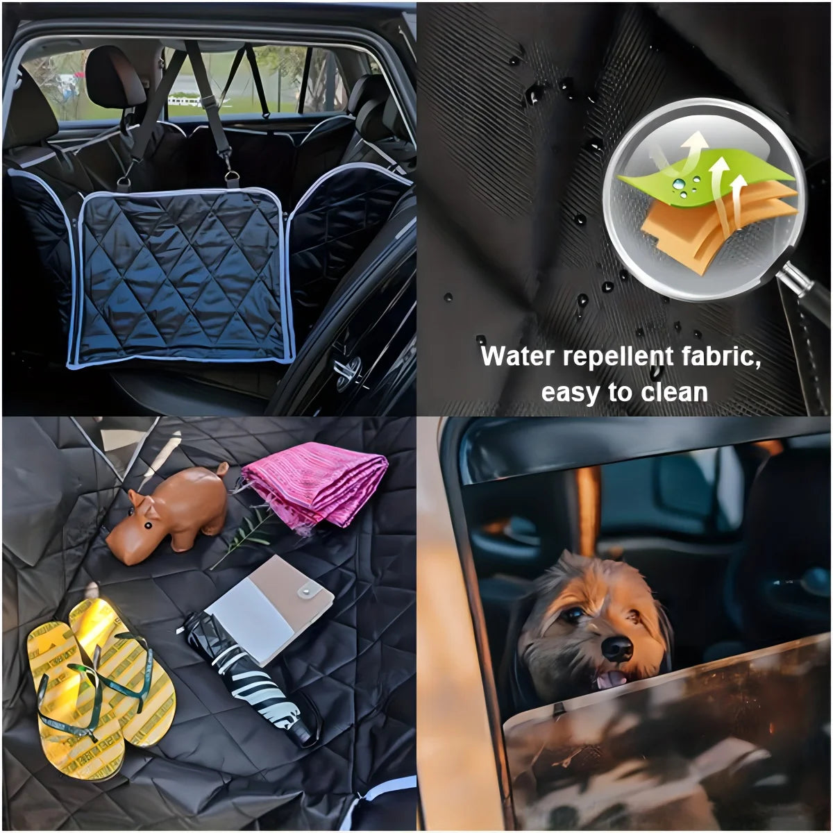 Dog Car Backseat Cover Rear Seat Anti Dirty Pet Car Dog Mat Pet Travel Waterproof Scratch Resistant Oxford Car RearExtender