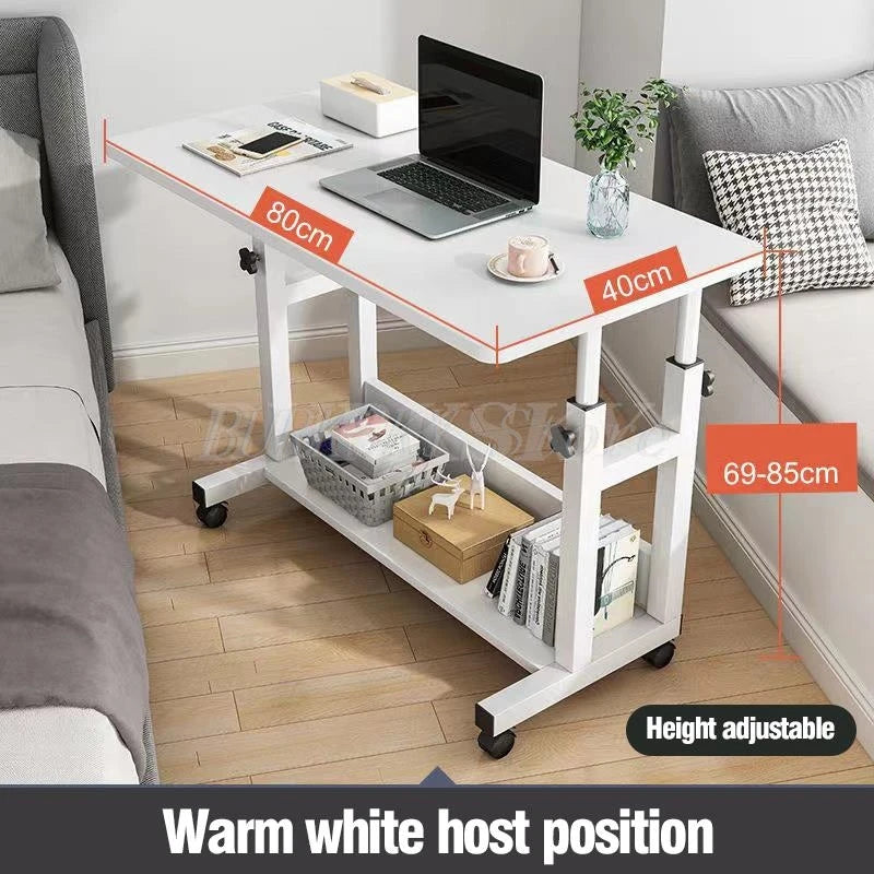 Simple Laptop Desk Lazy Bed Desk Learning Simple Small Table Learning Table Movable Bedside Adjustable Portable Laptop table