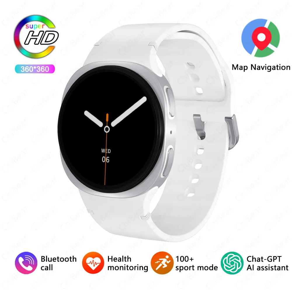 2025 Watch GPS Track Smart Watches For Men Women Sport Heart Rate Bluetooth Call NFC IP68 Waterproof Compass Smartwatch 8 Mini