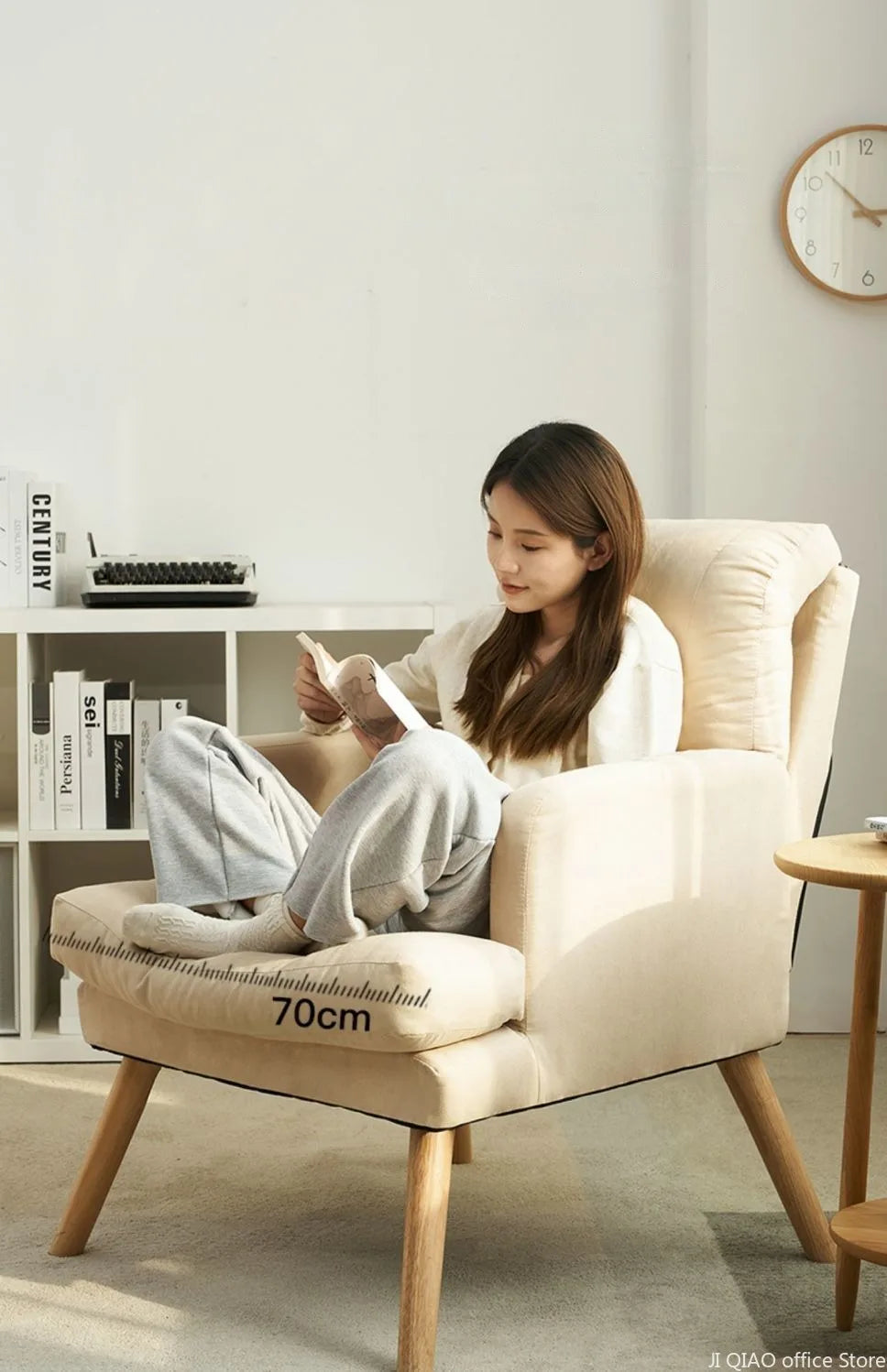 Living room lounge chair computer chair home study office chair bedroom armchair folding single person sofa chair vanity chair