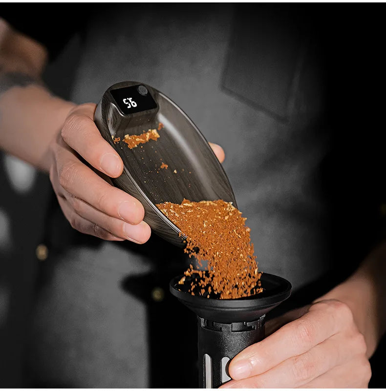 MHW-3BOMBER MVE Coffee Electronic Scale Weighing Bean Display Plate Hand Brewed Bean Dish Spray Bottle Set