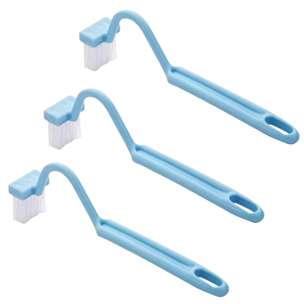 Toilet Brush S Shape Portable Toilet Cleaner Curved Edge Corner Handle Bathroom Supplies Cleaning Household Tools Accessories