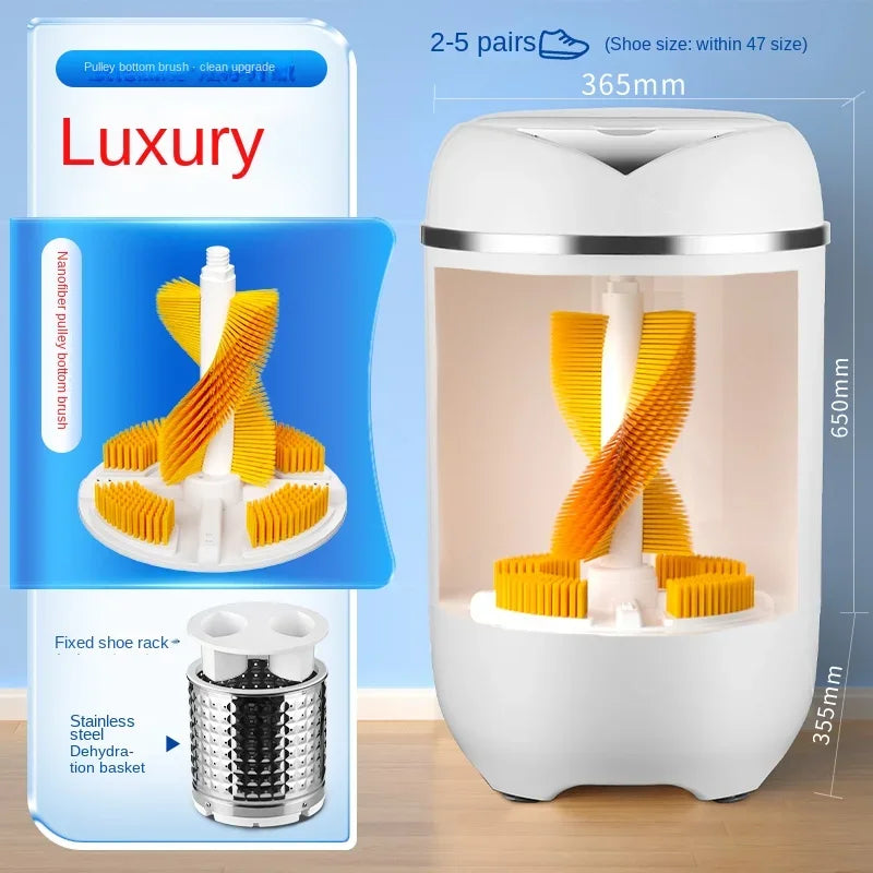 220V shoe washing machine, fully automatic washing and stripping integrated small shoe and sock dedicated washing machine BAA