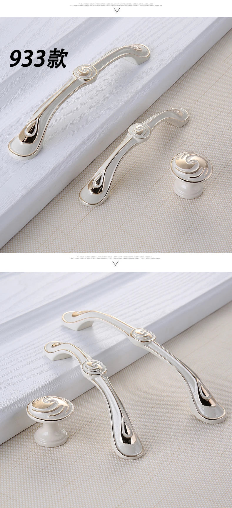 YM White Dressers Handle Kitchen Item Drawer Closet Wardrobe Gold Handle Cabinet Storage Door Cabinet Invisible Door Pulls Konb