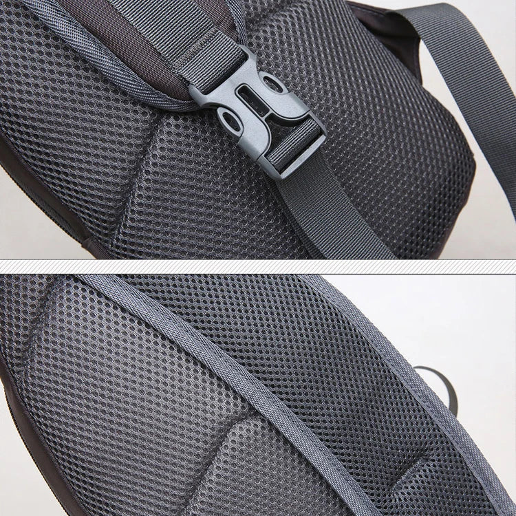 Men's leisure multifunctional chest bag, suitable for outdoor sports, cycling, and daily commuting, adjustable shoulder bag, cro