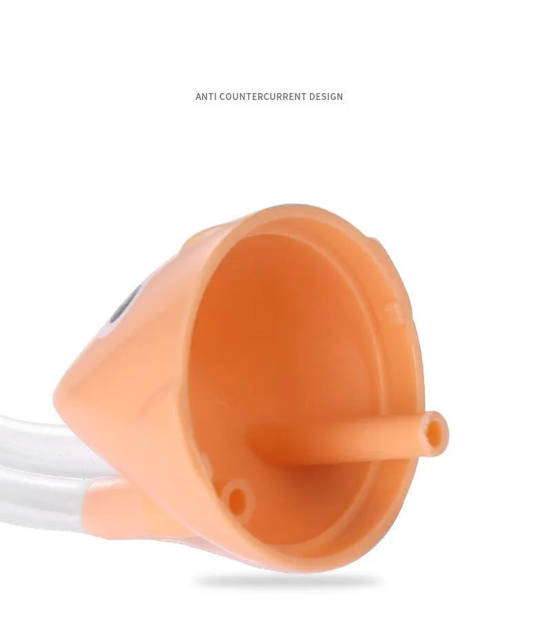 Baby Nasal Aspirator Mouth Suction Type Nasal Absorption Cleaner for Infant Anti Reflux Silicone Booger Suction Pipe