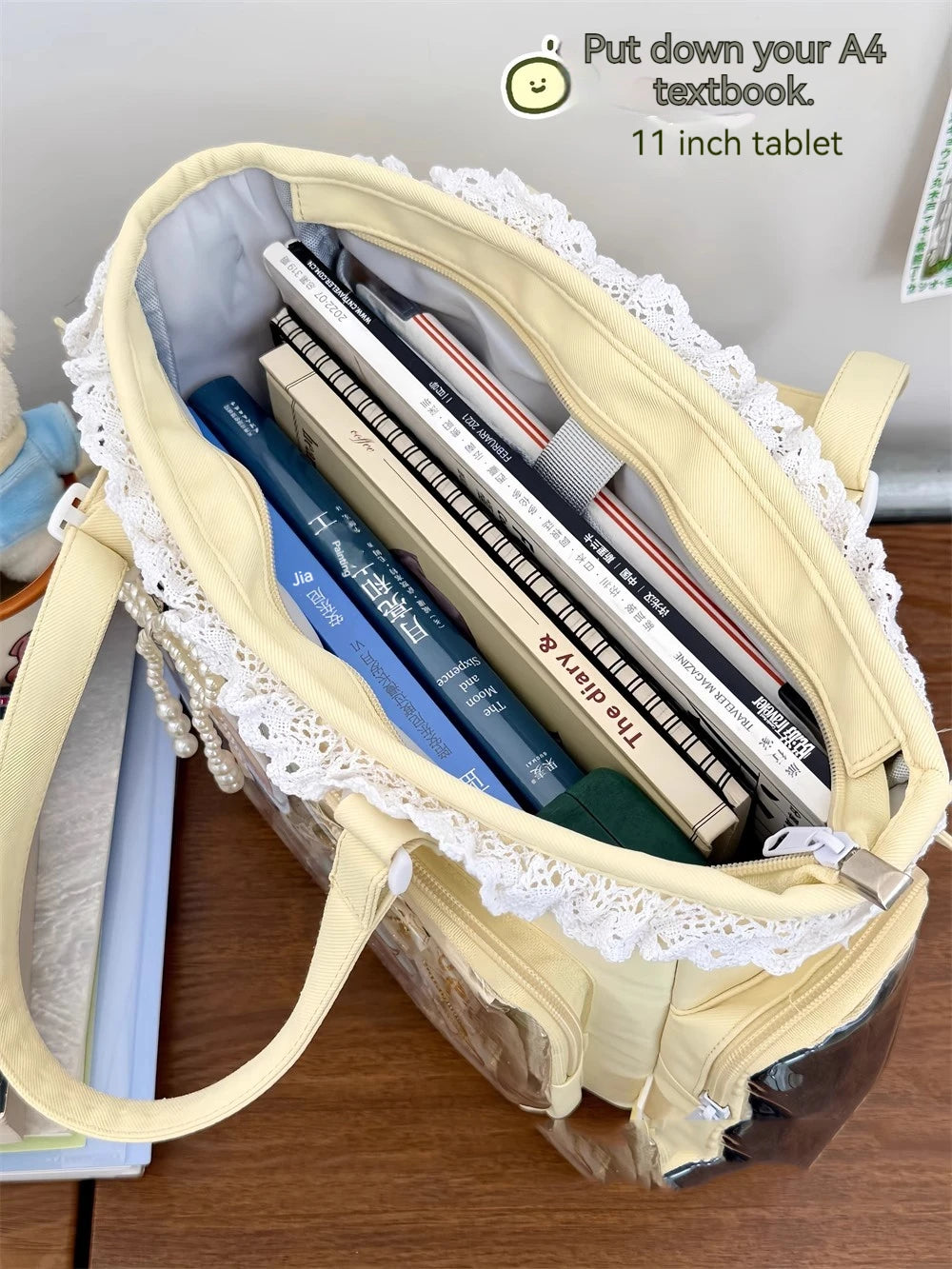 Ballet Girl Large Appetite Itabag Japanese Two-Dimension Single Shoulder Crossbody Bag Gift For Friends Women'S Handbag