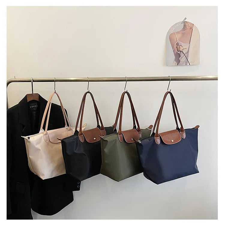 Women's shoulder bag new large-capacity tote bag armpit bag female Longxiang bag fashionable handbag