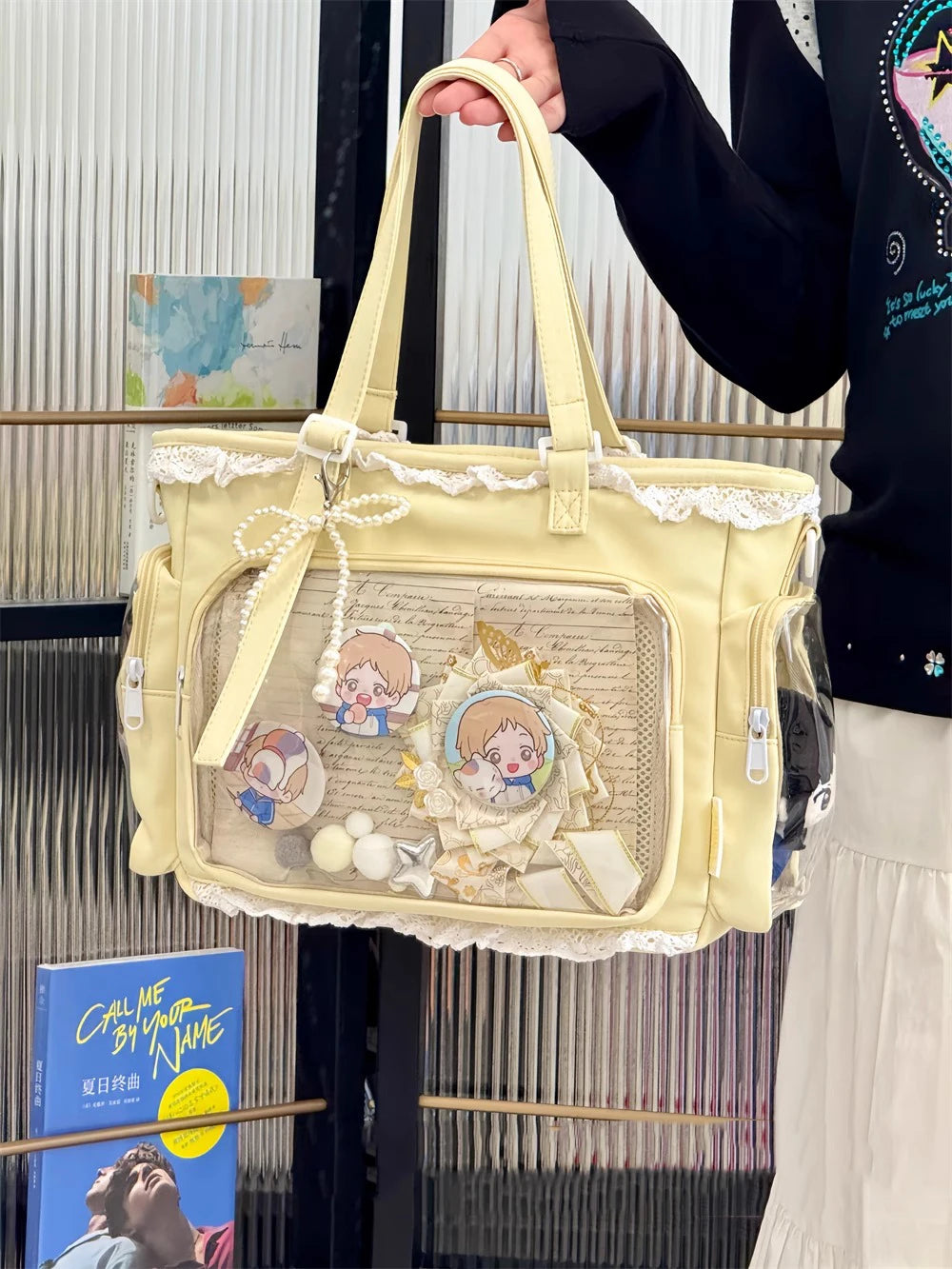 Ballet Girl Large Appetite Itabag Japanese Two-Dimension Single Shoulder Crossbody Bag Gift For Friends Women'S Handbag