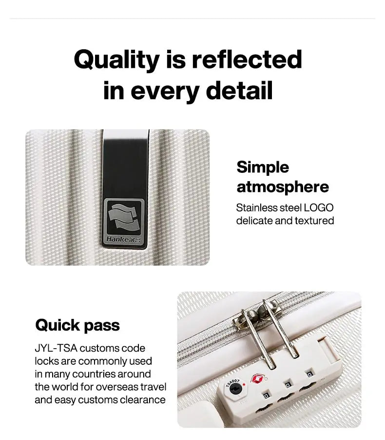 Best Spinner Luggage Suitcase PC Trolley Case Travel Bag Rolling Wheel Carry-On Boarding Men Women Luggage Trip Journey H80002