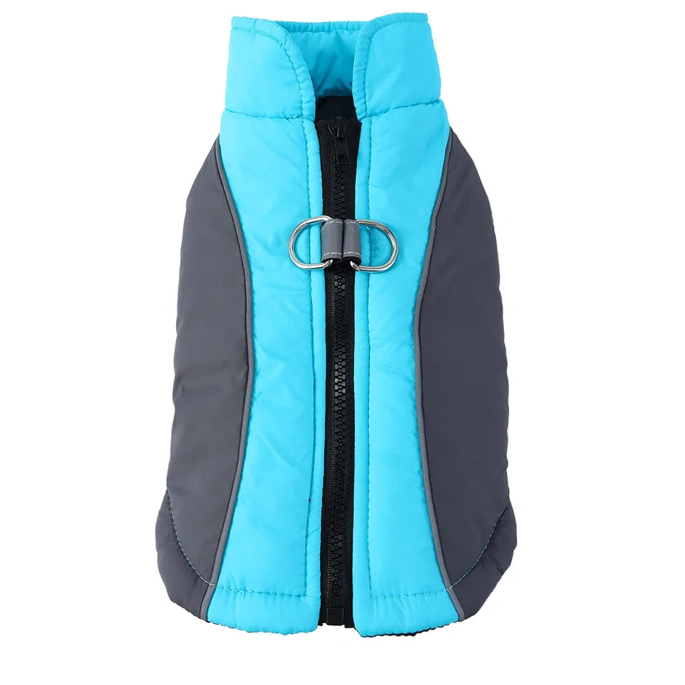 Waterproof Pet Vest Coat For Winter Warm Dog Jacket For Small Meidum Dogs Reflective Puppy Outfits With D-ring Chihuahua Apparel
