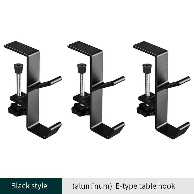 1pcs Punch-free Desk Hook Adjustable Desk Edge Hook Multi - Functional Gaming Headset Hanging Hook Home Office Organizer