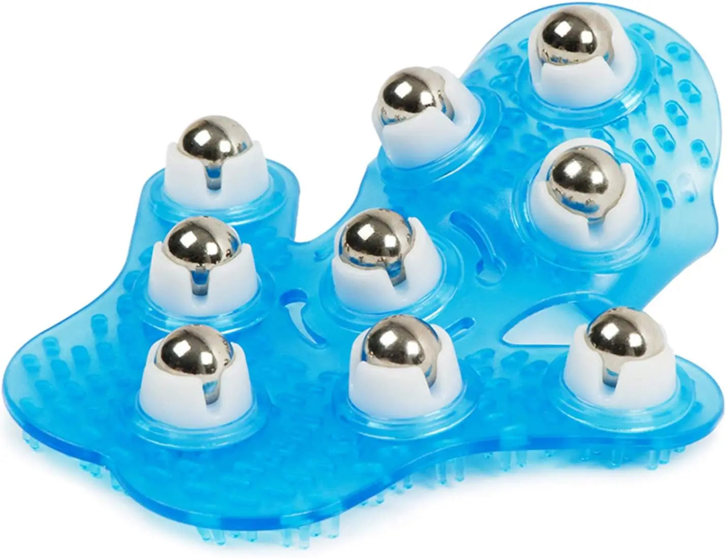 Handheld Massage Ball for Muscle Back Neck Joint Foot Shoulder Leg Pain Relief - Palm Shaped Massage Tool with Roller Balls