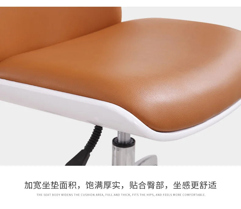 Home Study Writing Modern Minimalist Chair Boss Armless Staff Office Leisure Chair New Computer Silla Oficina Furniture
