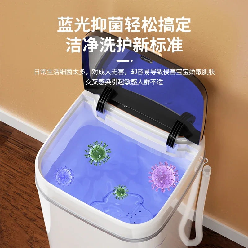 220V Yangzi Mini Washing Machine for Infant Underwear Socks Baby Clothes Cleaning AP