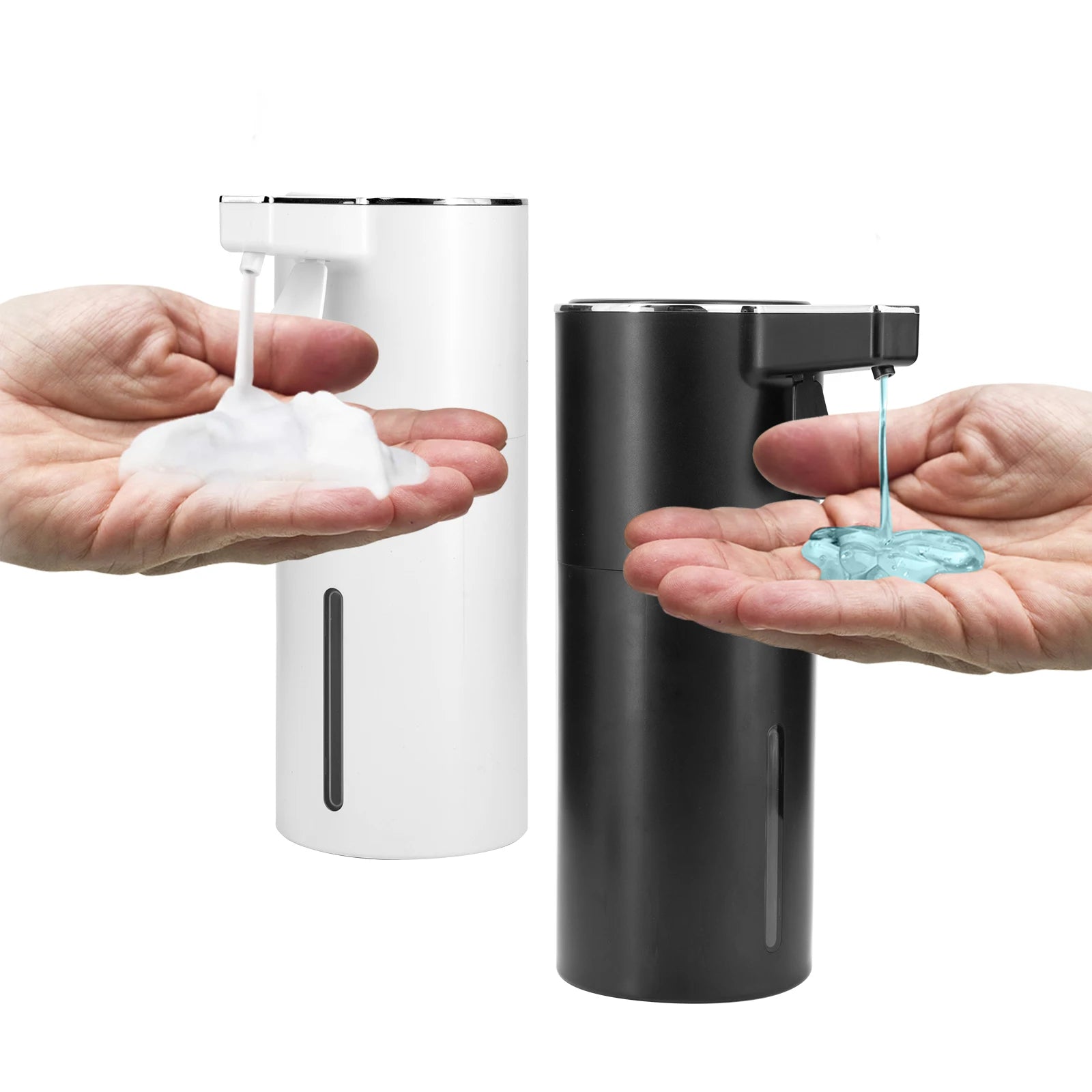 400ml Wall Mounted Automatic Soap Dispenser Foam Smart Hand Washing Machine Liquid Rechargeable Bathroom Kitchen Touching Sensor