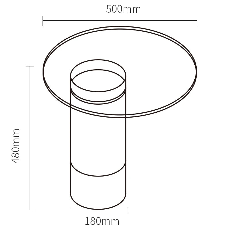 modern design round cement  glass top minimalist combination coffee table set living room furniture