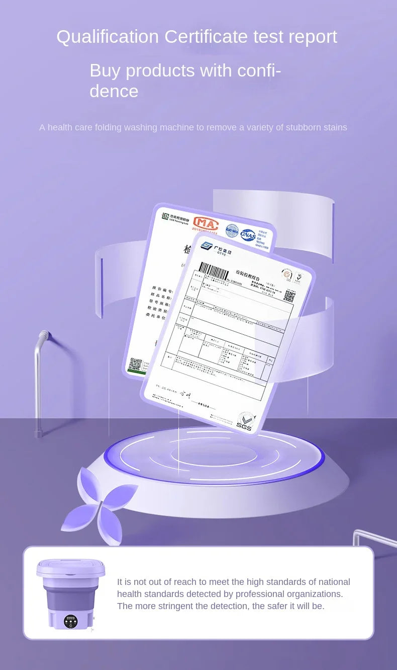 2025 Folding Washing Machine Portable Mini Dehydratable Dormitory Student Socks Underwear Panties Home Appliance Free Shipping