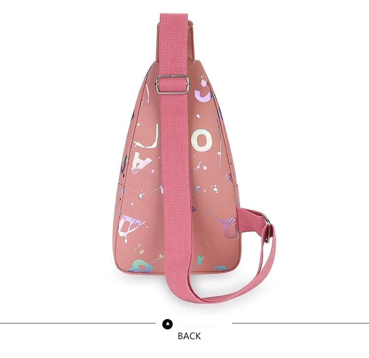 Chest Bag Crossbody Small Sling Backpack Sling Bag for Women, Chest Bag Daypack Crossbody for Travel Sport Crossbody Backpack