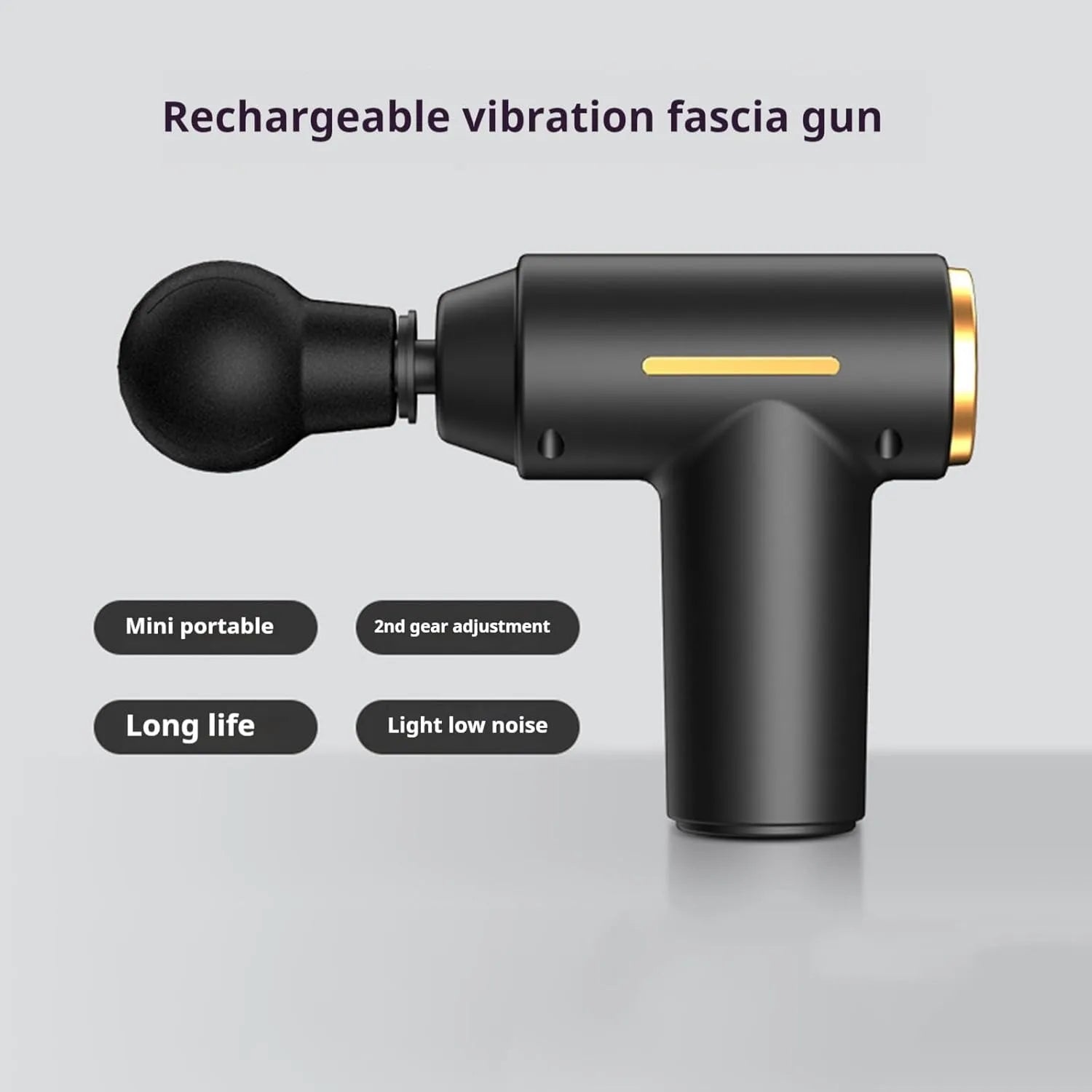 Fascial Massage Gun Electric Percussion Pistol Massager Body Neck Back Deep Tissue Muscle Relaxation Fitness Tool For Shoulder