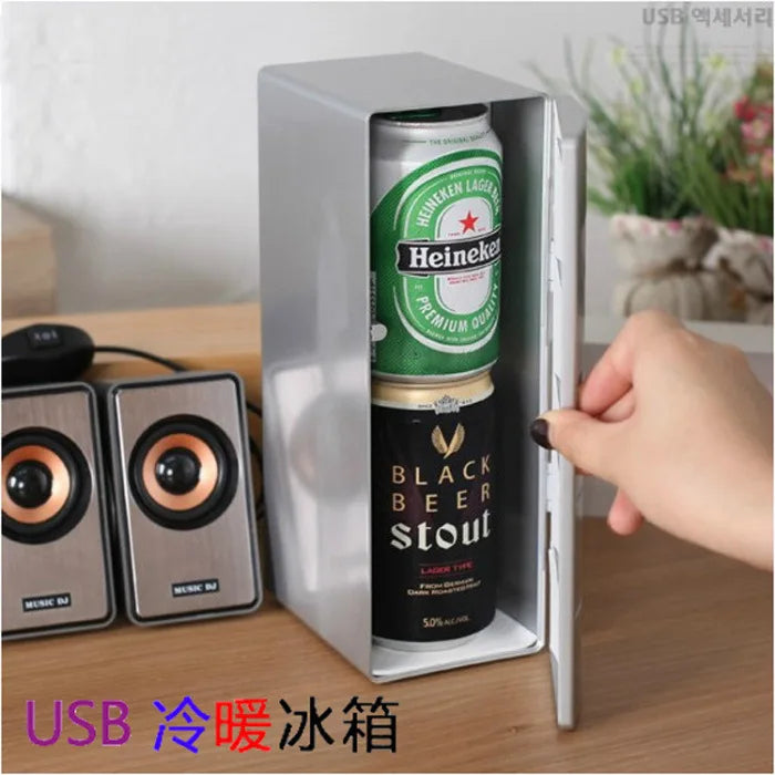Factory sales direct Mini USB fridge creative Mini Fridge Mini medicine cosmetics refrigerator