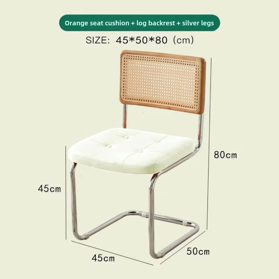 Kitchen Rattan Nordic Dining Chair Cesca Wooden Salon Design Ergonomic Dining Chair Modern Luxury Cadeira Home Furniture WK50DC