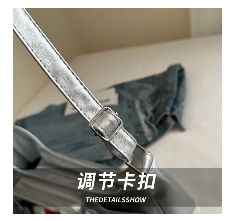 Y2k Harajuku Shoulder Bag Women Korean Transparent Ita Bag School Crossbody Bag Female Japanese Designer Preppy Handbag Purse