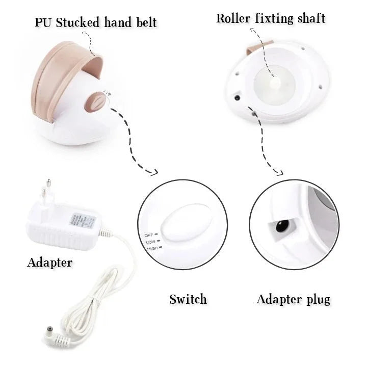 Electric Body Massager Adjustable Full Body Slimmer  Concealment Roller Massager 3D Anti-Cellulite Control Device