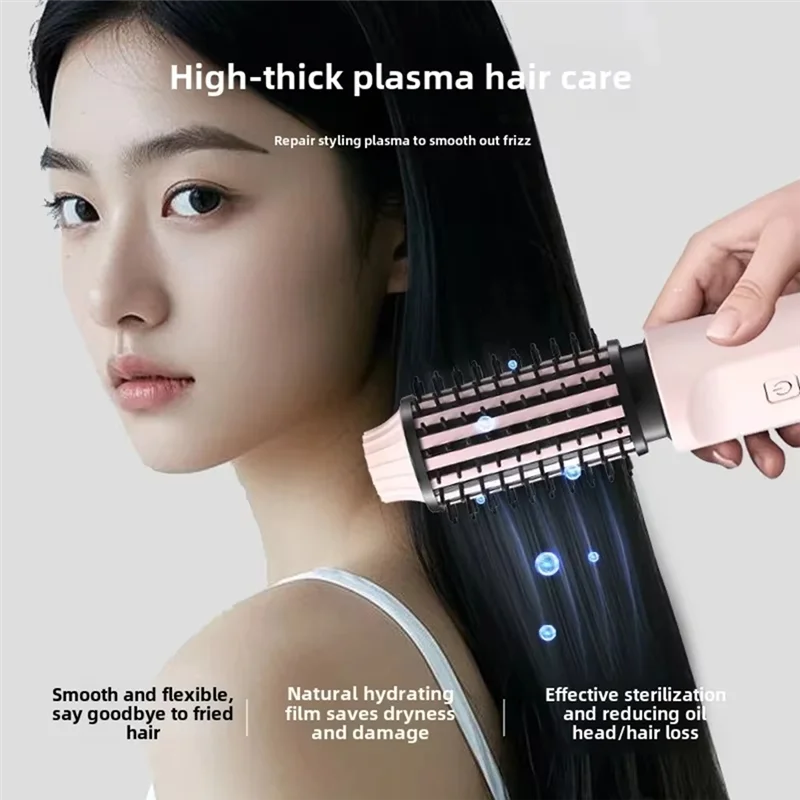 ABBK-Electric Comb For Curling Hair Large Capacity For Straightening And Curling Hair