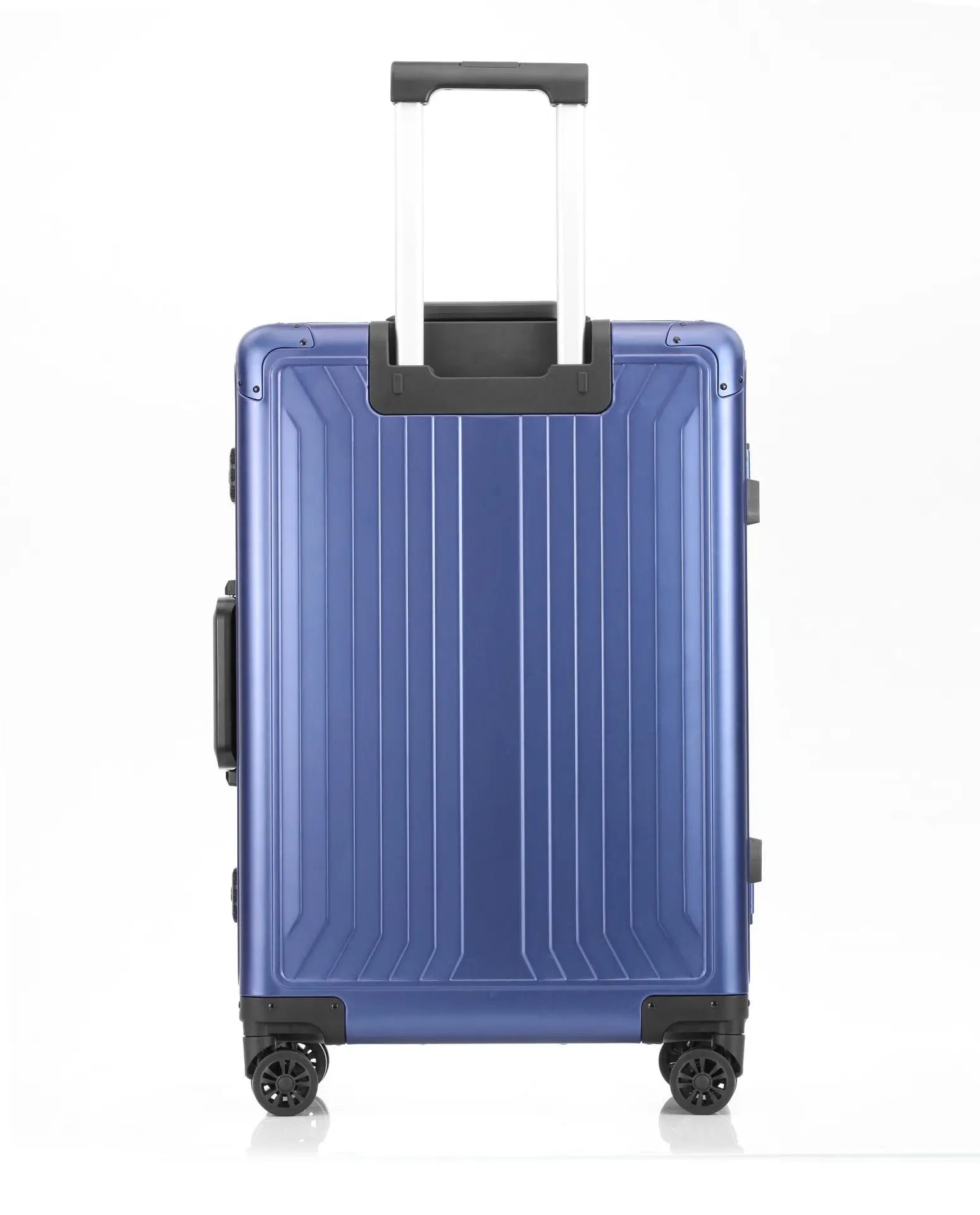 2025 All aluminum travel suitcase on wheels combination lock rolling luggage case Men's Business large size luggage Hand luggage