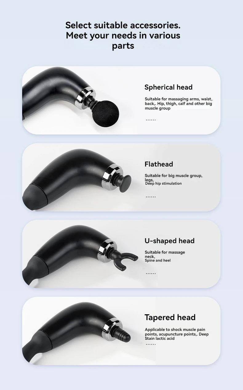 2025 Smart Fascia Gun Electric Massager Massage Hammer Electric Fascia Gun Home Handheld Hammer Back Artifact Christmas Gift