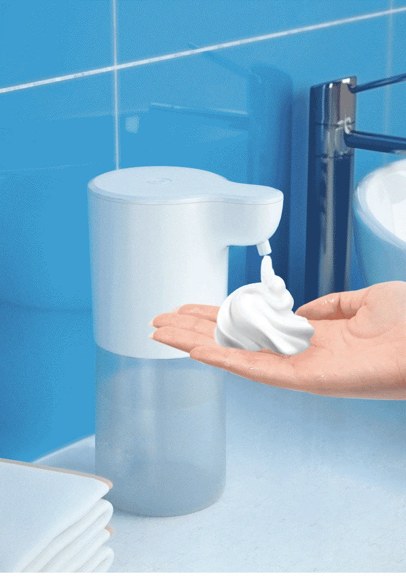 350ML Touchless Automatic Soap Foam Dispenser USB Rechargeable Foam Hand Washer Machine Bathroom Infrared Sensor Soap Dispenser